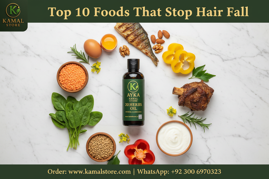 Baalon Ki Growth Ke Liye Best Foods in Pakistan — Kya Khayen Hair Fall Rokne Ke Liye | 2026