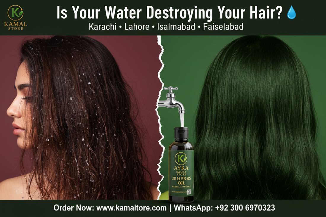 Hard Water Se Baalon Ka Nuksan — Pakistan Mein Sakht Paani Aur Hair Fall | AYKA 2026