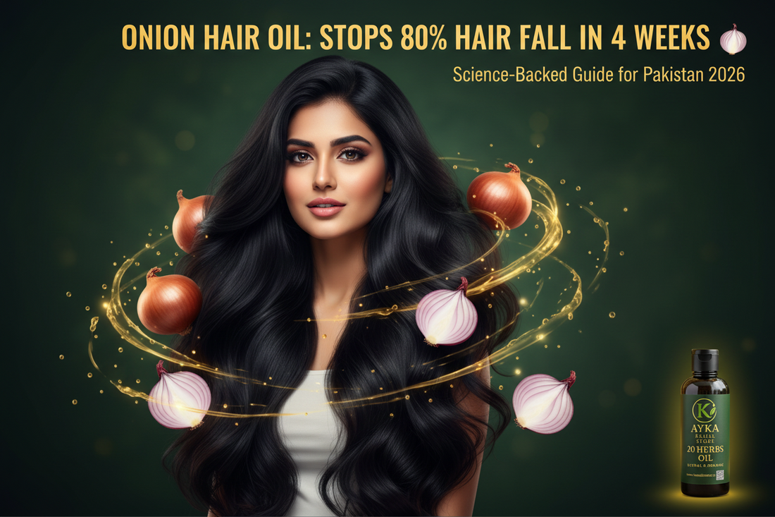 Onion Hair Oil: The Viral Secret That Stops 80% Hair Fall in 4 Weeks (Pakistan 2026)