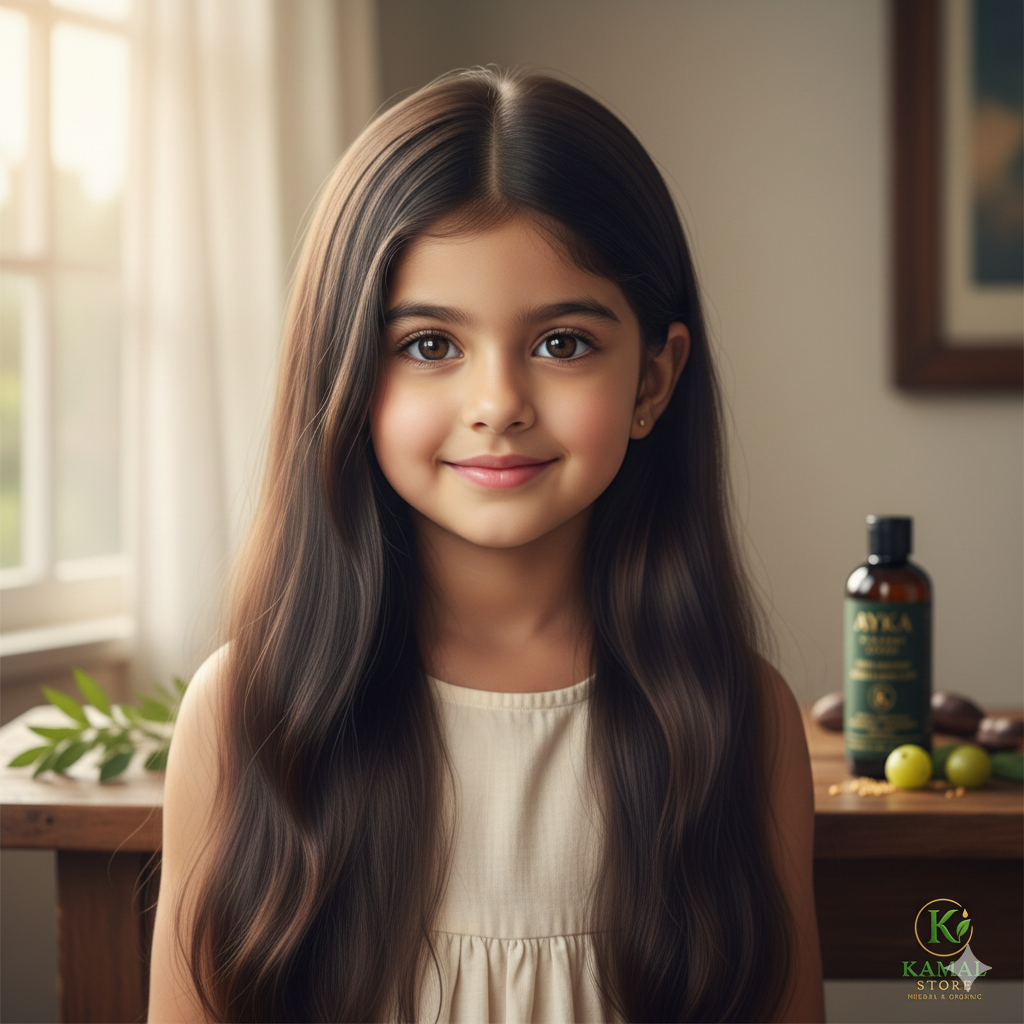 AYKA Organic Hair Oil by Kamal Store: Stops Hair Fall, Boosts Growth & Shine (100ml)