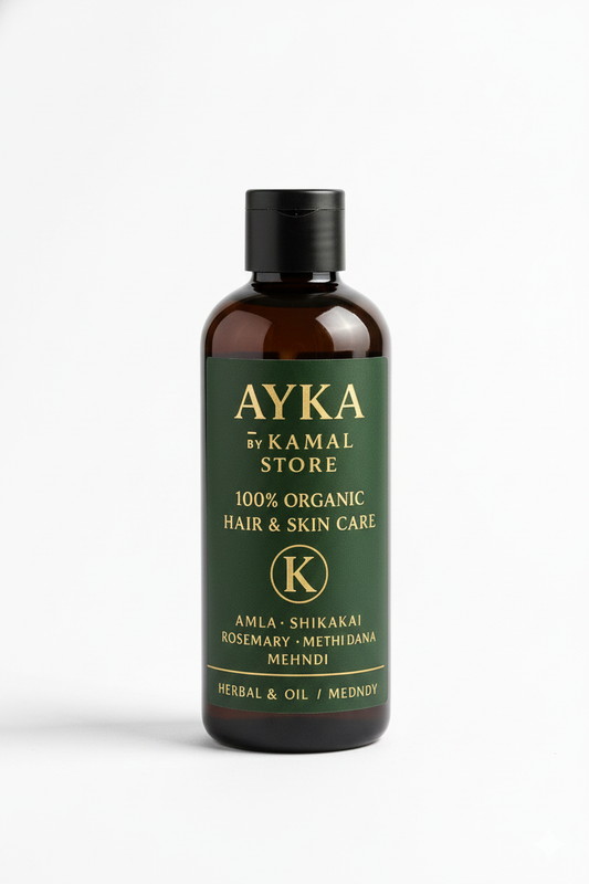AYKA Organic Hair Oil by Kamal Store: Stops Hair Fall, Boosts Growth & Shine (100ml)